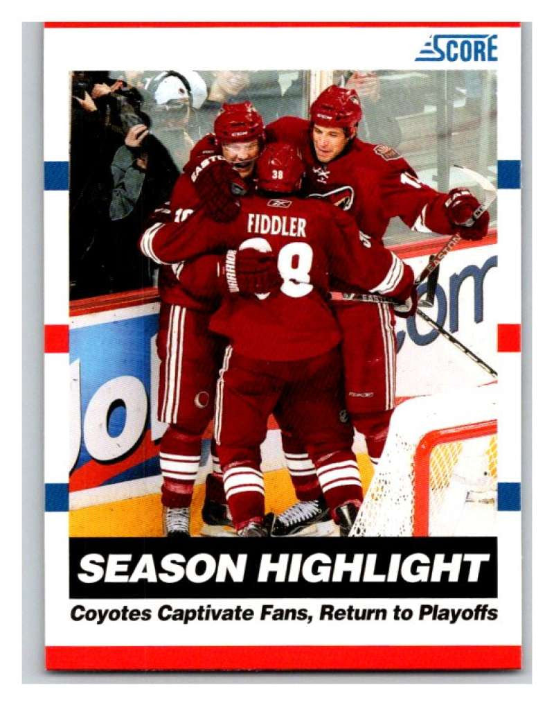 (HCW) 2010-11 Score Glossy #21 Shane Doan Coyotes Mint