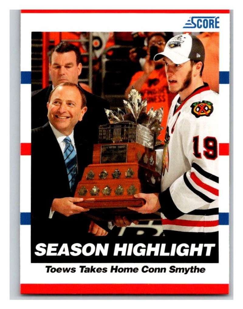 (HCW) 2010-11 Score Glossy #32 Jonathan Toews Blackhawks Mint