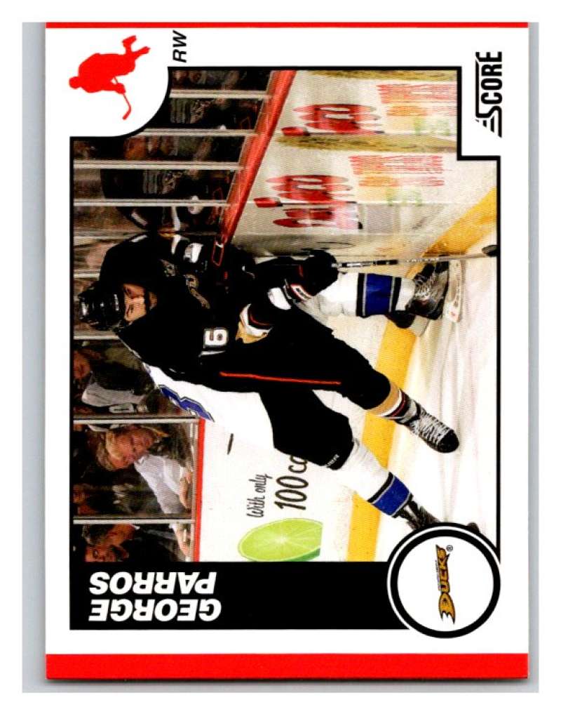 (HCW) 2010-11 Score Glossy #40 George Parros Ducks Mint Image 1