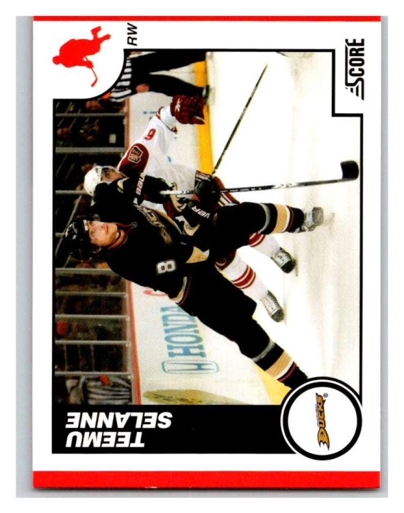 (HCW) 2010-11 Score Glossy #45 Teemu Selanne Ducks Mint Image 1
