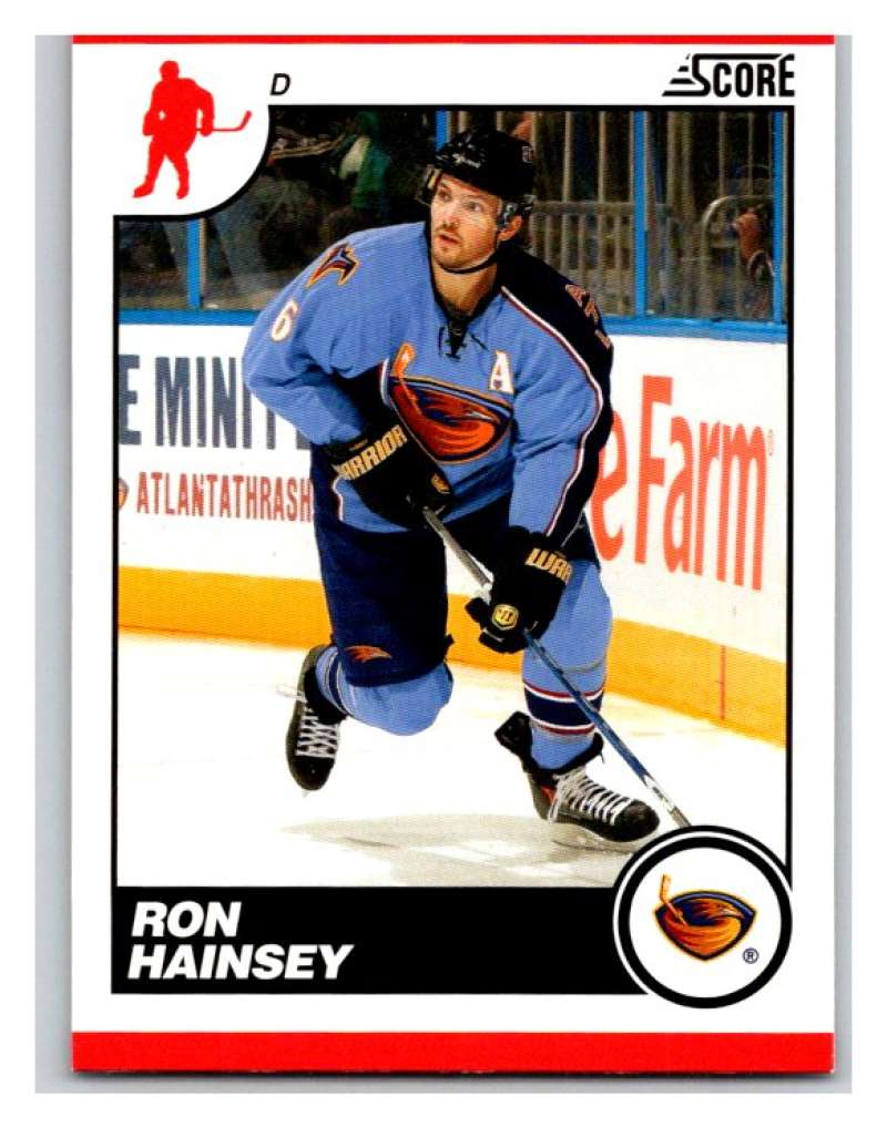 (HCW) 2010-11 Score Glossy #60 Ron Hainsey Thrashers Mint Image 1