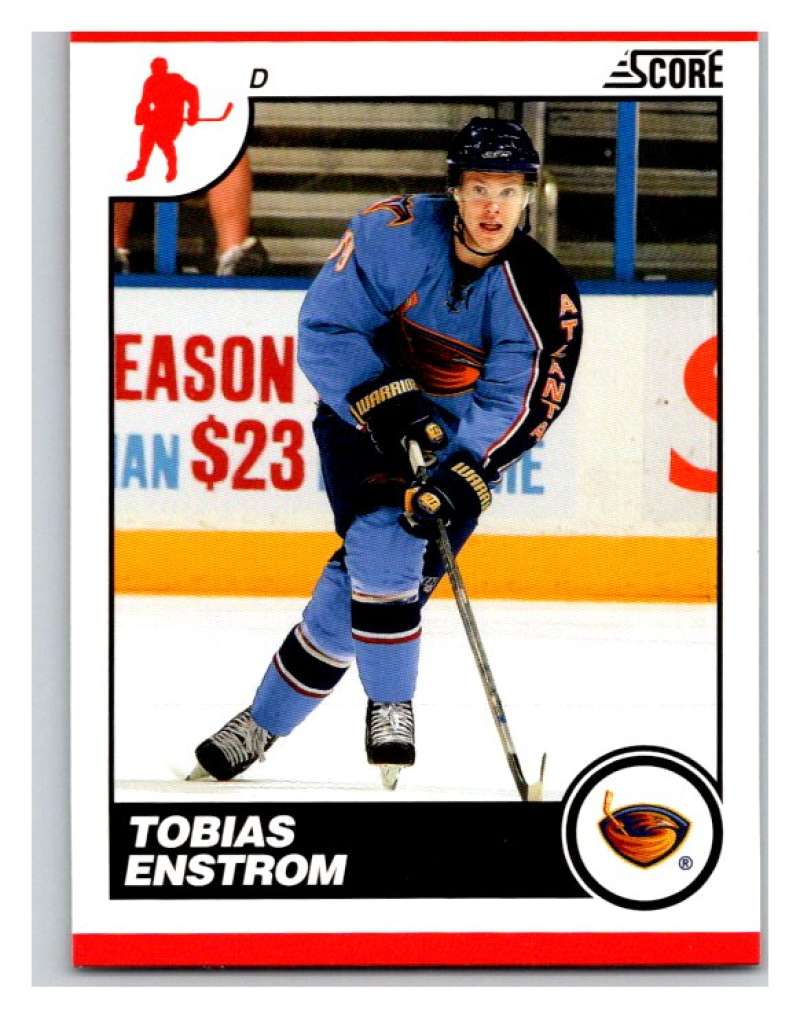 (HCW) 2010-11 Score Glossy #61 Tobias Enstrom Thrashers Mint Image 1