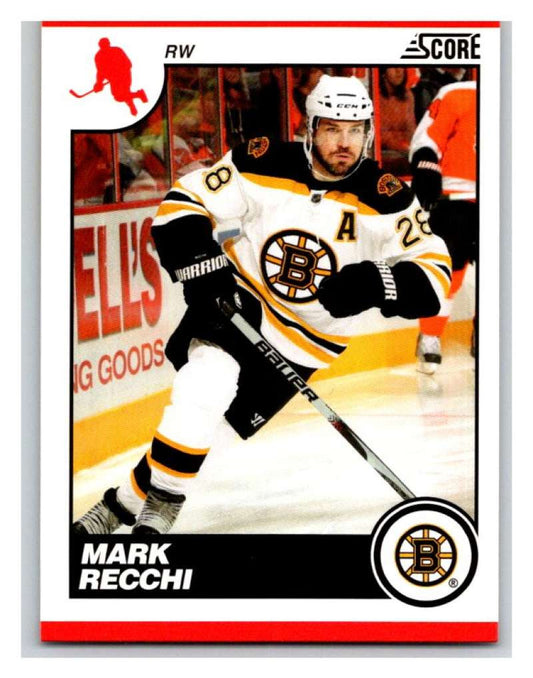 (HCW) 2010-11 Score Glossy #72 Mark Recchi Bruins Mint