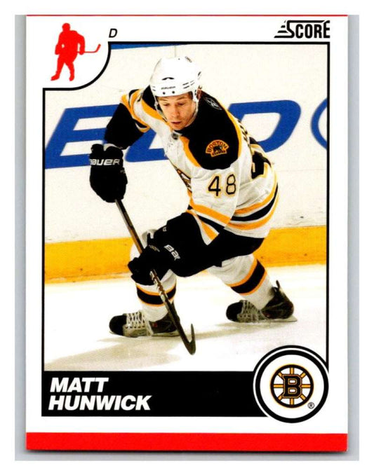 (HCW) 2010-11 Score Glossy #74 Matt Hunwick Bruins Mint
