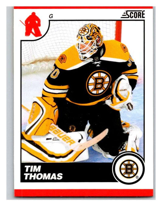 (HCW) 2010-11 Score Glossy #80 Tim Thomas Bruins Mint