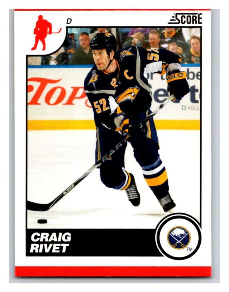 (HCW) 2010-11 Score Glossy #91 Craig Rivet Sabres Mint