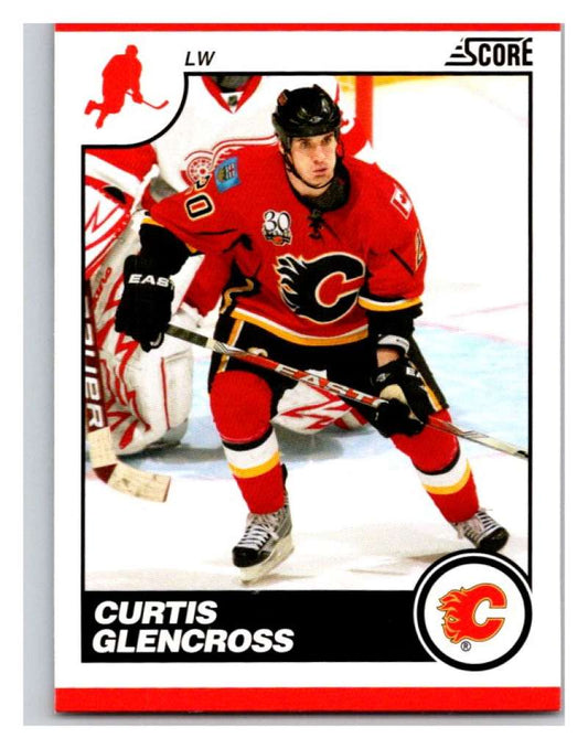(HCW) 2010-11 Score Glossy #100 Curtis Glencross Flames Mint Image 1