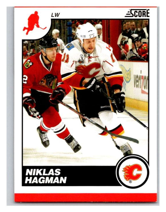 (HCW) 2010-11 Score Glossy #101 Niklas Hagman Flames Mint Image 1