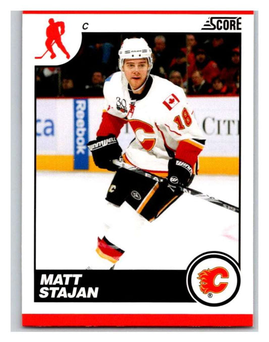 (HCW) 2010-11 Score Glossy #103 Matt Stajan Flames Mint Image 1