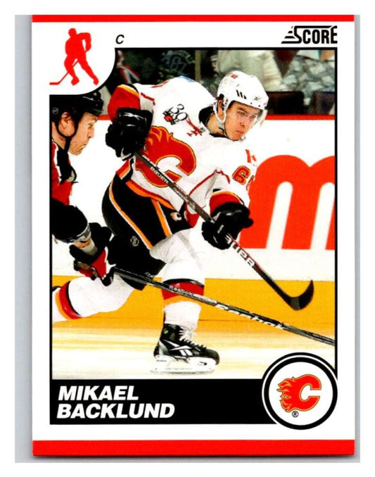 (HCW) 2010-11 Score Glossy #104 Mikael Backlund Flames Mint Image 1