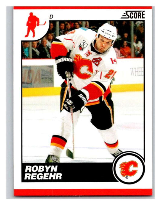 (HCW) 2010-11 Score Glossy #106 Robyn Regehr Flames Mint Image 1