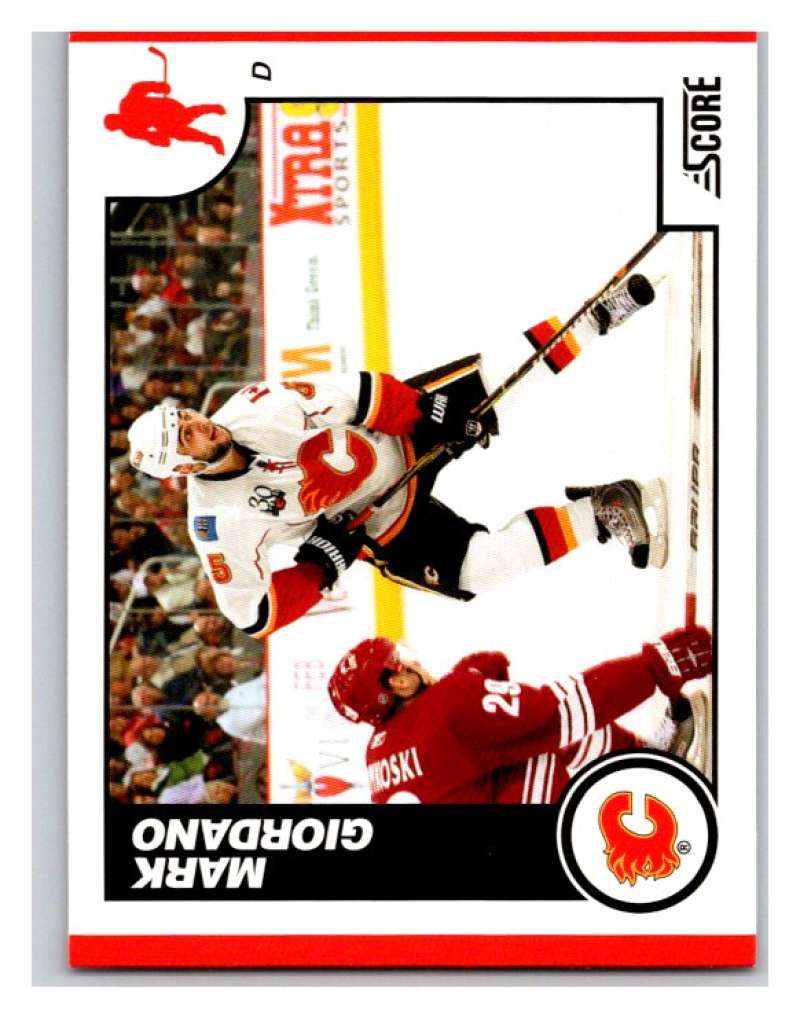 (HCW) 2010-11 Score Glossy #108 Mark Giordano Flames Mint Image 1