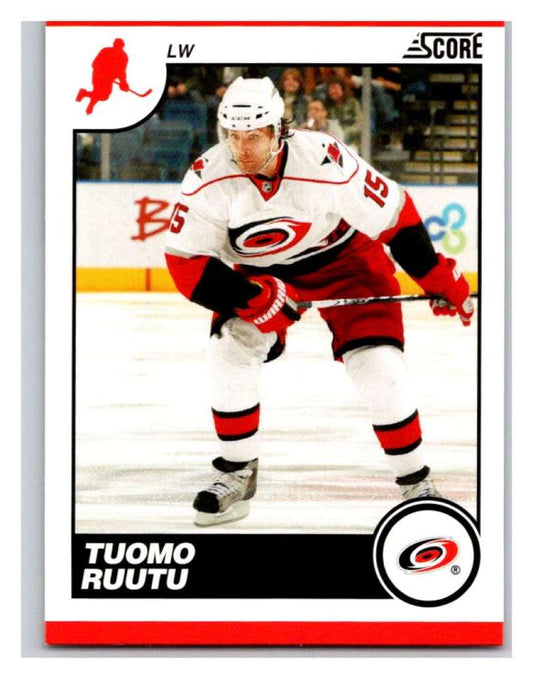 (HCW) 2010-11 Score Glossy #112 Tuomo Ruutu Hurricanes Mint