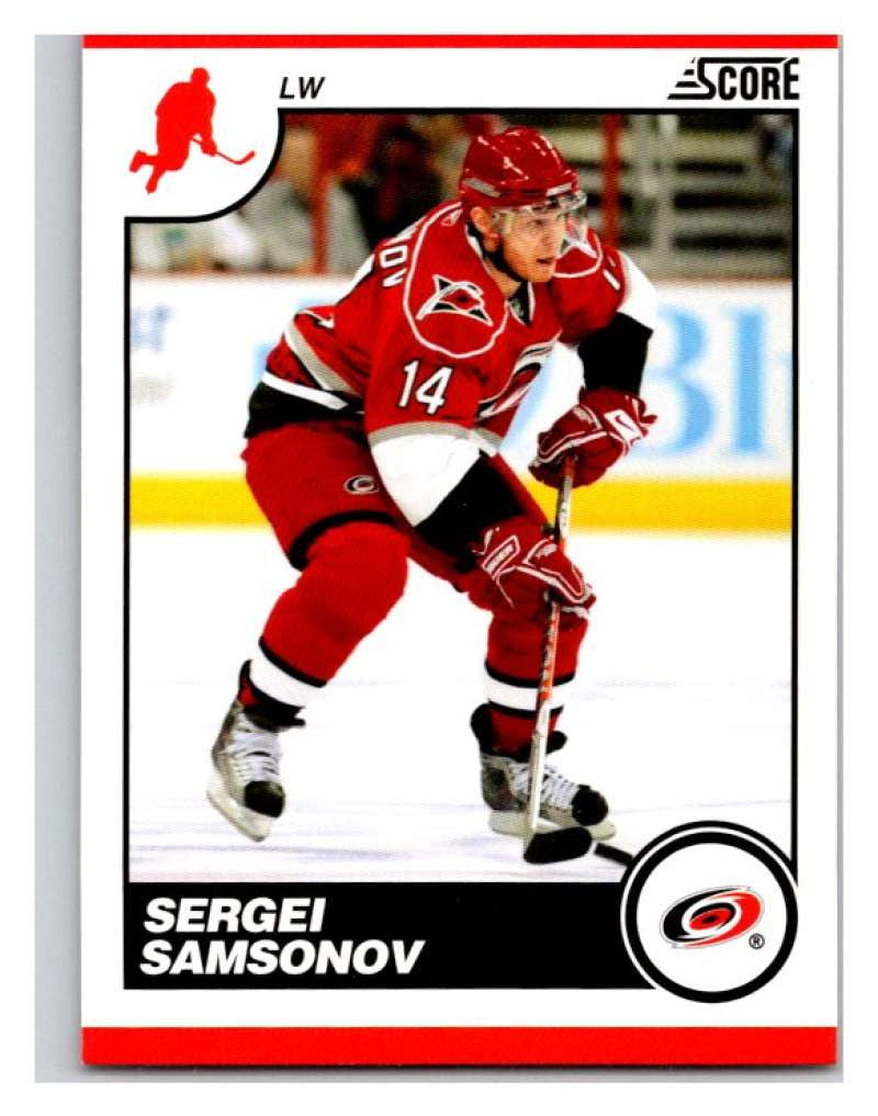 (HCW) 2010-11 Score Glossy #114 Sergei Samsonov Hurricanes Mint