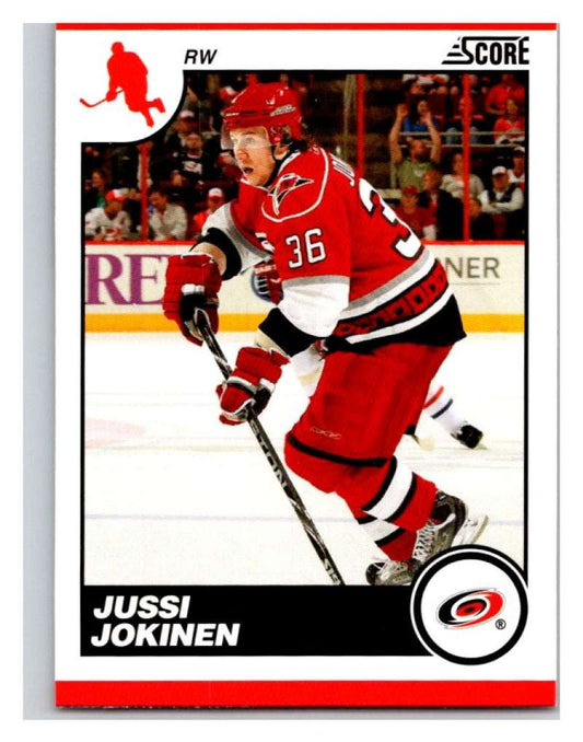 (HCW) 2010-11 Score Glossy #115 Jussi Jokinen Hurricanes Mint