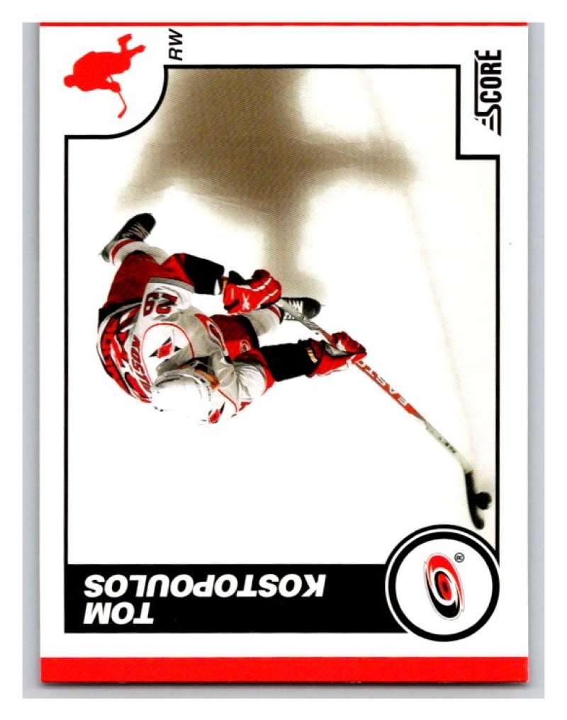 (HCW) 2010-11 Score Glossy #120 Tom Kostopoulos Hurricanes Mint Image 1