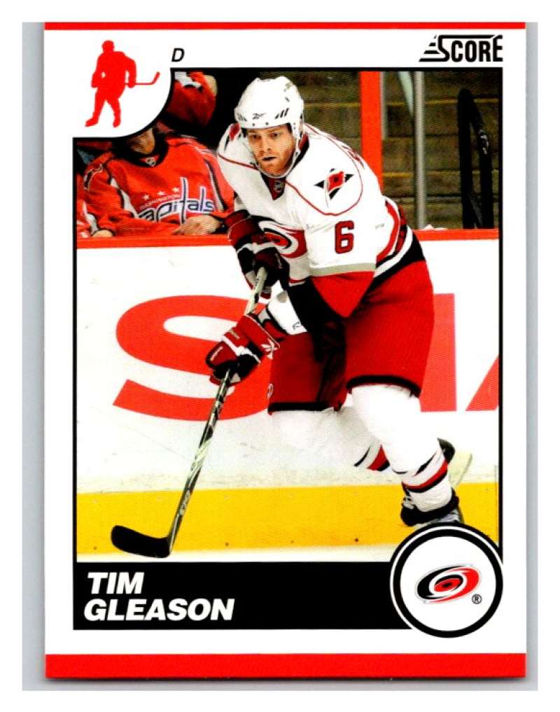 (HCW) 2010-11 Score Glossy #123 Tim Gleason Hurricanes Mint Image 1