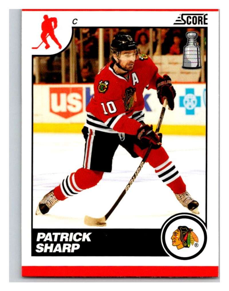 (HCW) 2010-11 Score Glossy #127 Patrick Sharp Blackhawks Mint Image 1