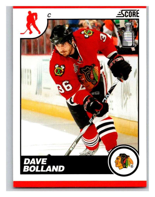 (HCW) 2010-11 Score Glossy #130 Dave Bolland Blackhawks Mint Image 1
