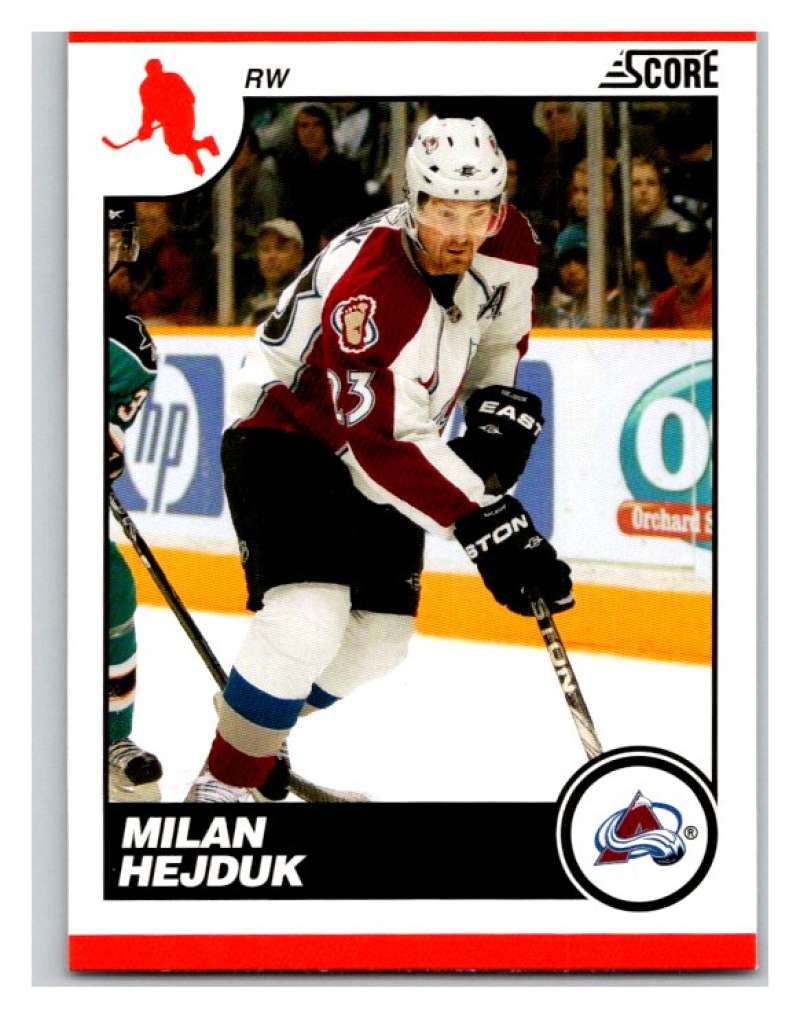 (HCW) 2010-11 Score Glossy #142 Milan Hejduk Avalanche Mint Image 1