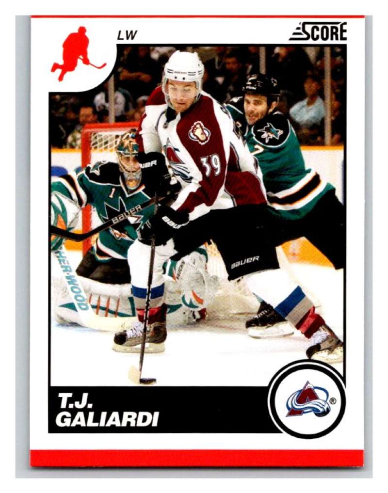 (HCW) 2010-11 Score Glossy #146 T.J. Galiardi Avalanche Mint Image 1