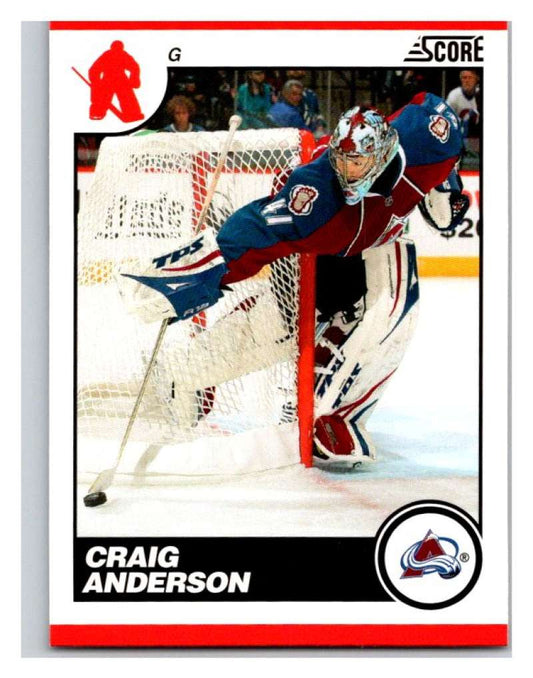 (HCW) 2010-11 Score Glossy #155 Craig Anderson Avalanche Mint