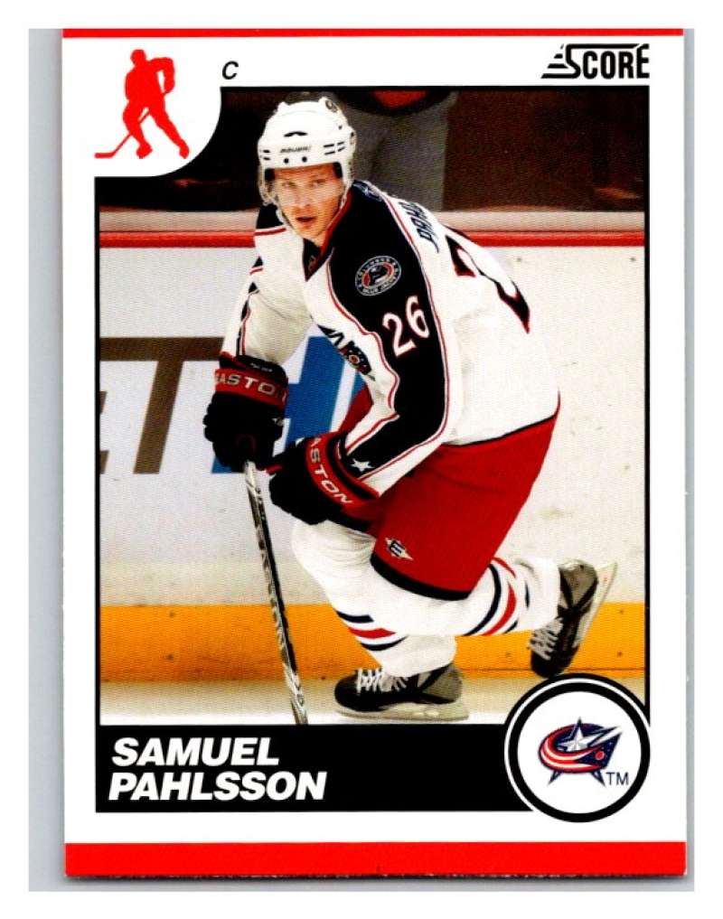 (HCW) 2010-11 Score Glossy #160 Samuel Pahlsson Blue Jackets Mint Image 1