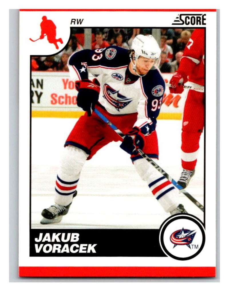 (HCW) 2010-11 Score Glossy #162 Jakub Voracek Blue Jackets Mint Image 1