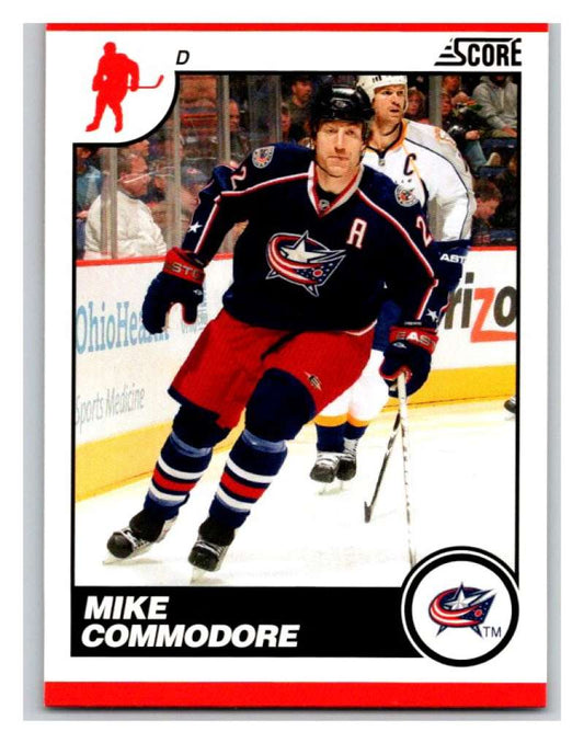 (HCW) 2010-11 Score Glossy #165 Mike Commodore Blue Jackets Mint Image 1