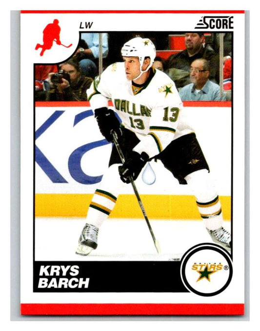 (HCW) 2010-11 Score Glossy #179 Krys Barch Stars Mint Image 1