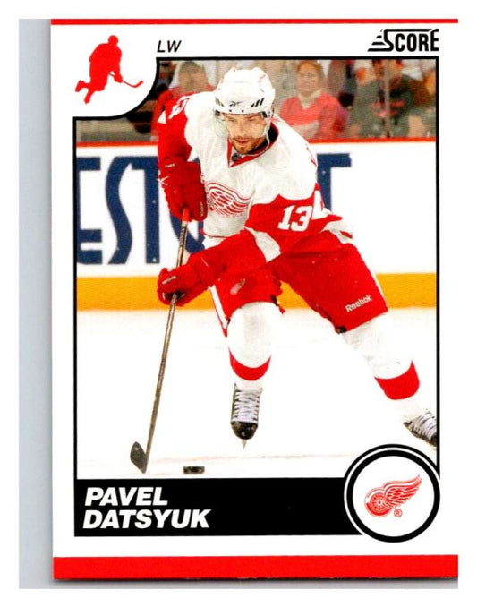(HCW) 2010-11 Score Glossy #186 Pavel Datsyuk Red Wings Mint Image 1