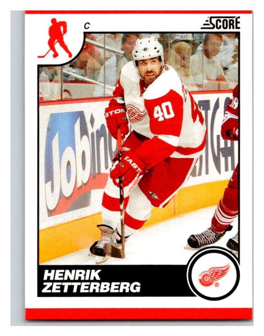 (HCW) 2010-11 Score Glossy #187 Henrik Zetterberg Red Wings Mint Image 1