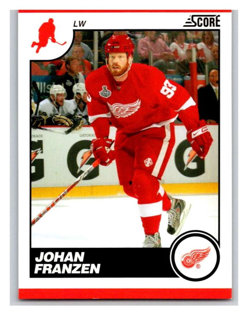(HCW) 2010-11 Score Glossy #189 Johan Franzen Red Wings Mint Image 1