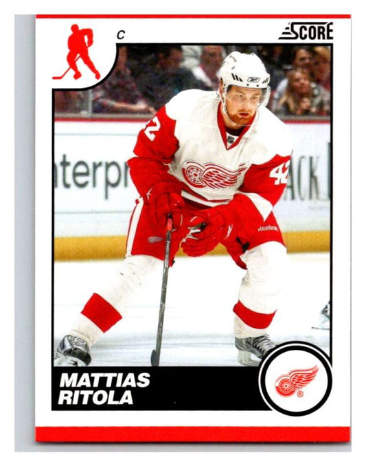 (HCW) 2010-11 Score Glossy #193 Mattias Ritola Red Wings Mint Image 1