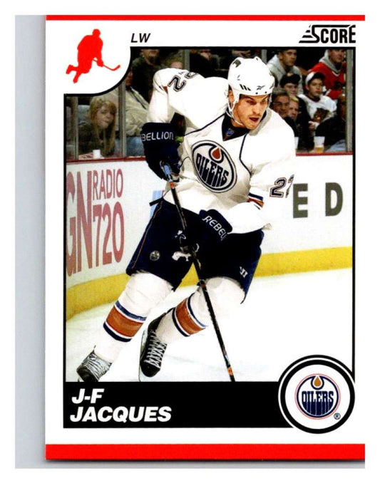 (HCW) 2010-11 Score Glossy #208 J-F Jacques Oilers Mint Image 1