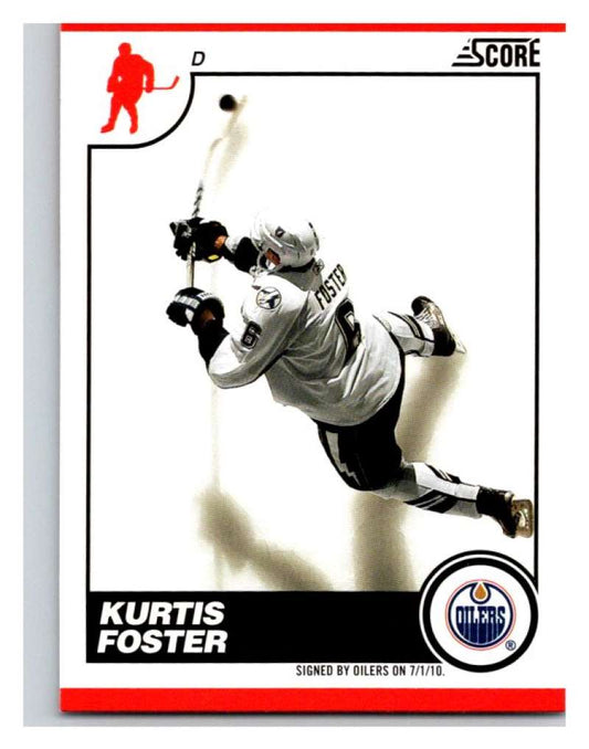 (HCW) 2010-11 Score Glossy #210 Kurtis Foster Oilers Mint Image 1