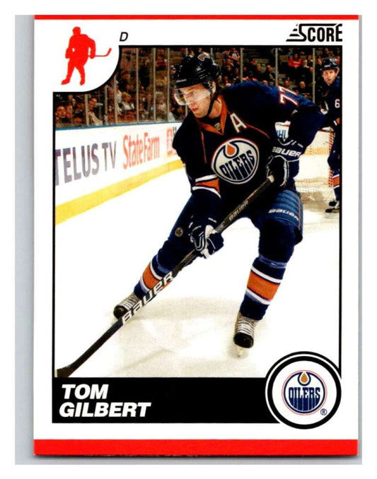 (HCW) 2010-11 Score Glossy #211 Tom Gilbert Oilers Mint Image 1