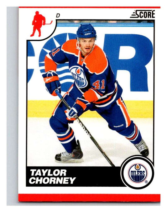(HCW) 2010-11 Score Glossy #213 Taylor Chorney Oilers Mint Image 1