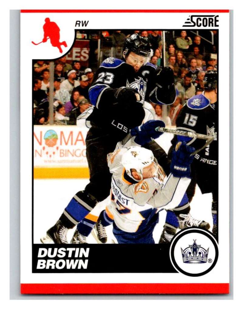 (HCW) 2010-11 Score Glossy #233 Dustin Brown Kings Mint Image 1