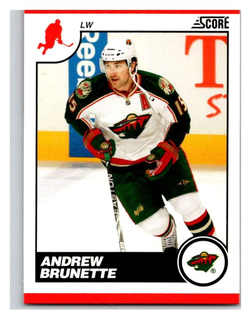 (HCW) 2010-11 Score Glossy #249 Andrew Brunette Wild Mint Image 1