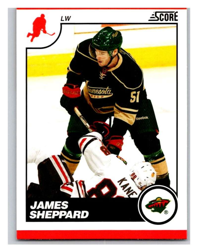 (HCW) 2010-11 Score Glossy #252 James Sheppard Wild Mint Image 1