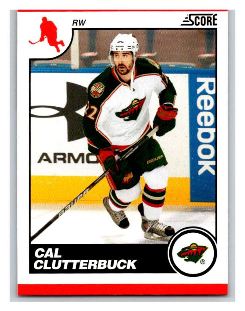 (HCW) 2010-11 Score Glossy #253 Cal Clutterbuck Wild Mint Image 1