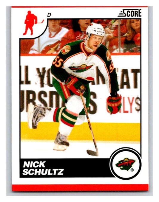 (HCW) 2010-11 Score Glossy #257 Nick Schultz Wild Mint Image 1