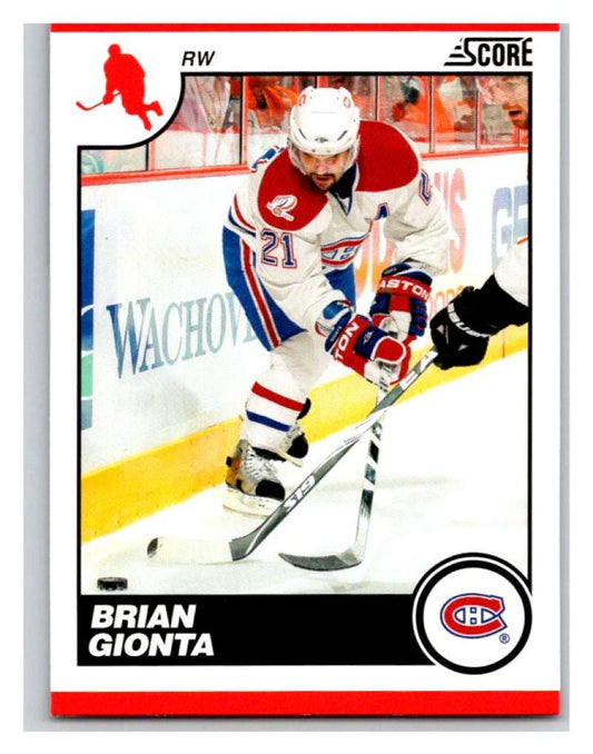 (HCW) 2010-11 Score Glossy #263 Brian Gionta Canadiens Mint Image 1