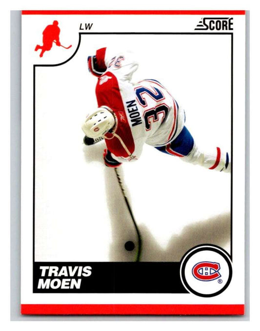 (HCW) 2010-11 Score Glossy #266 Travis Moen Canadiens Mint