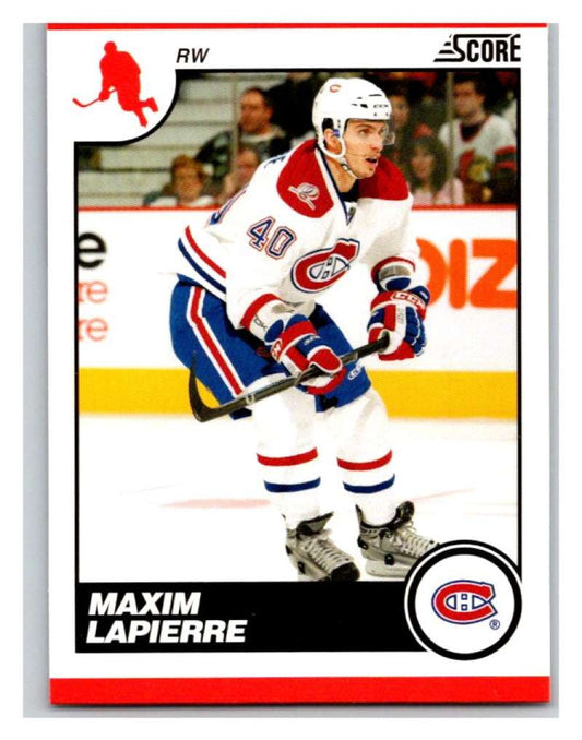 (HCW) 2010-11 Score Glossy #269 Maxim Lapierre Canadiens Mint
