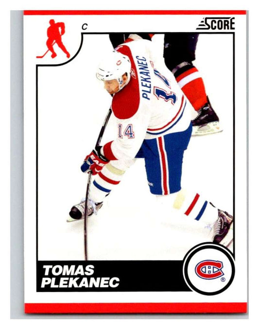 (HCW) 2010-11 Score Glossy #271 Tomas Plekanec Canadiens Mint Image 1