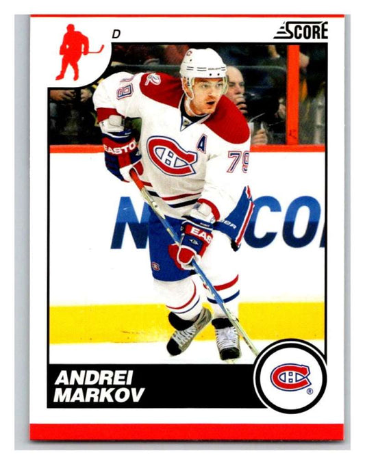 (HCW) 2010-11 Score Glossy #274 Andrei Markov Canadiens Mint Image 1