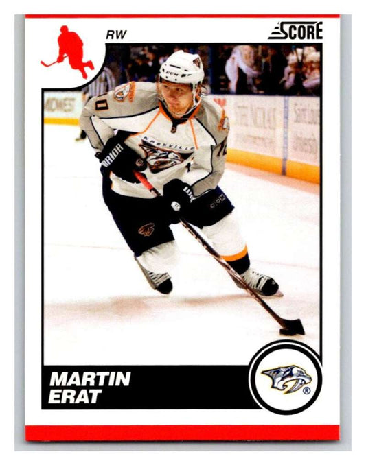 (HCW) 2010-11 Score Glossy #276 Martin Erat Predators Mint Image 1