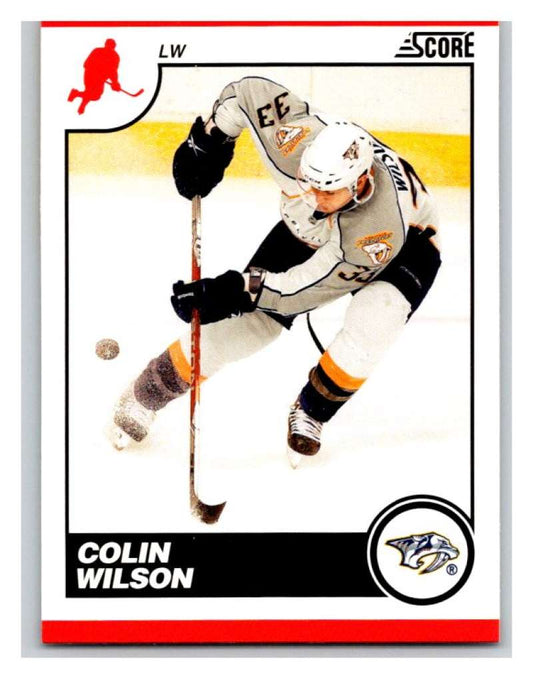 (HCW) 2010-11 Score Glossy #278 Colin Wilson Predators Mint Image 1